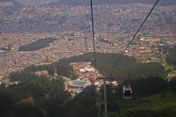 Quito from the cable car