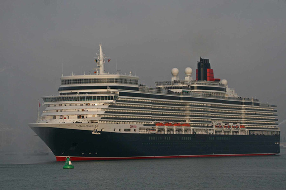Queen Elizabeth Inaugural Voyage to Southampton