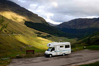 Motorhome Peugeot Windfall Autohome Equipe Rest & Be Thankful Scotland